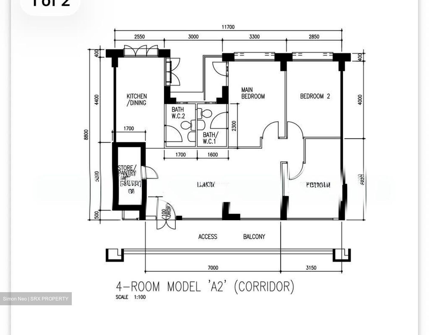 Blk 968 Hougang Avenue 9 (Hougang), HDB 4 Rooms #611856661